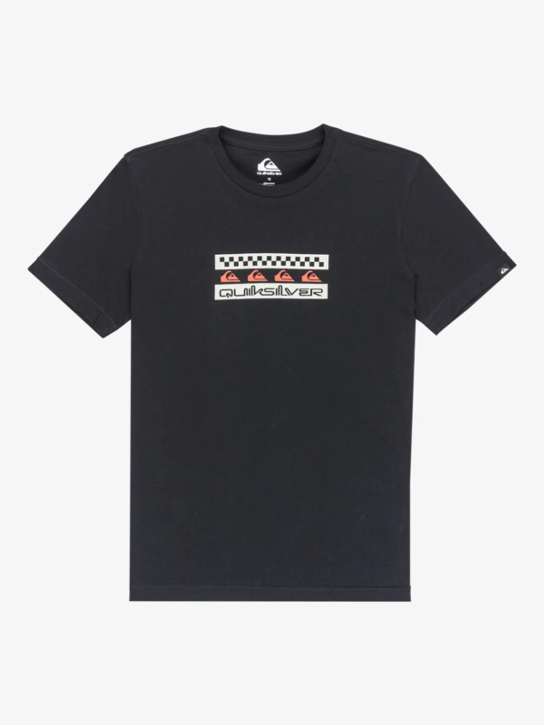 Ev Comp Check - T-Shirt à manches courtes pour Garçon 8-16 ans Noir