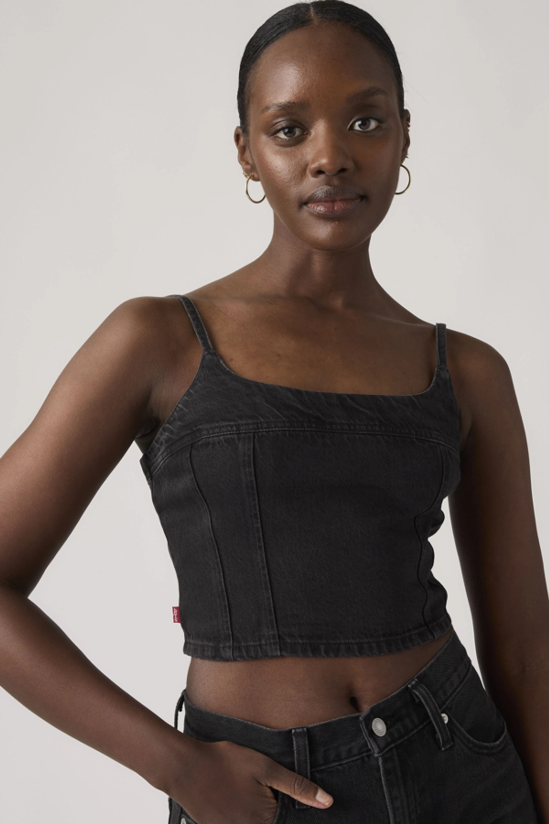 Levi's Haut Débardeur Denim Cami Jadine - Femme - Noir / First Or Last Top - XS