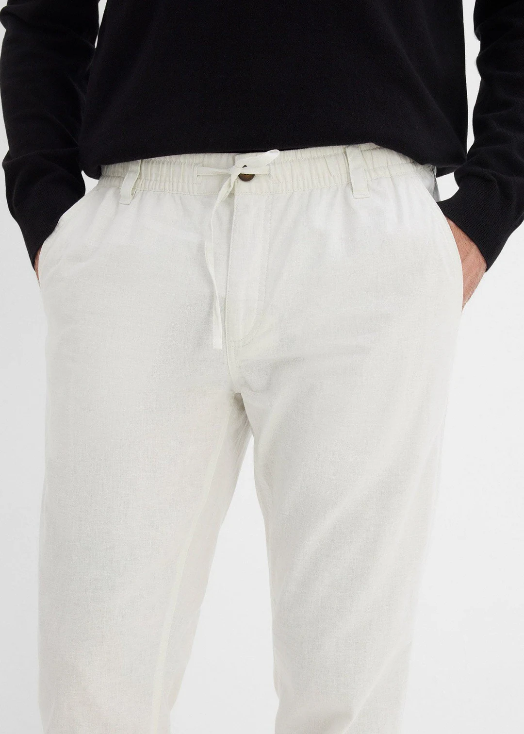 Pantalon chino léger, regular, droit - 3