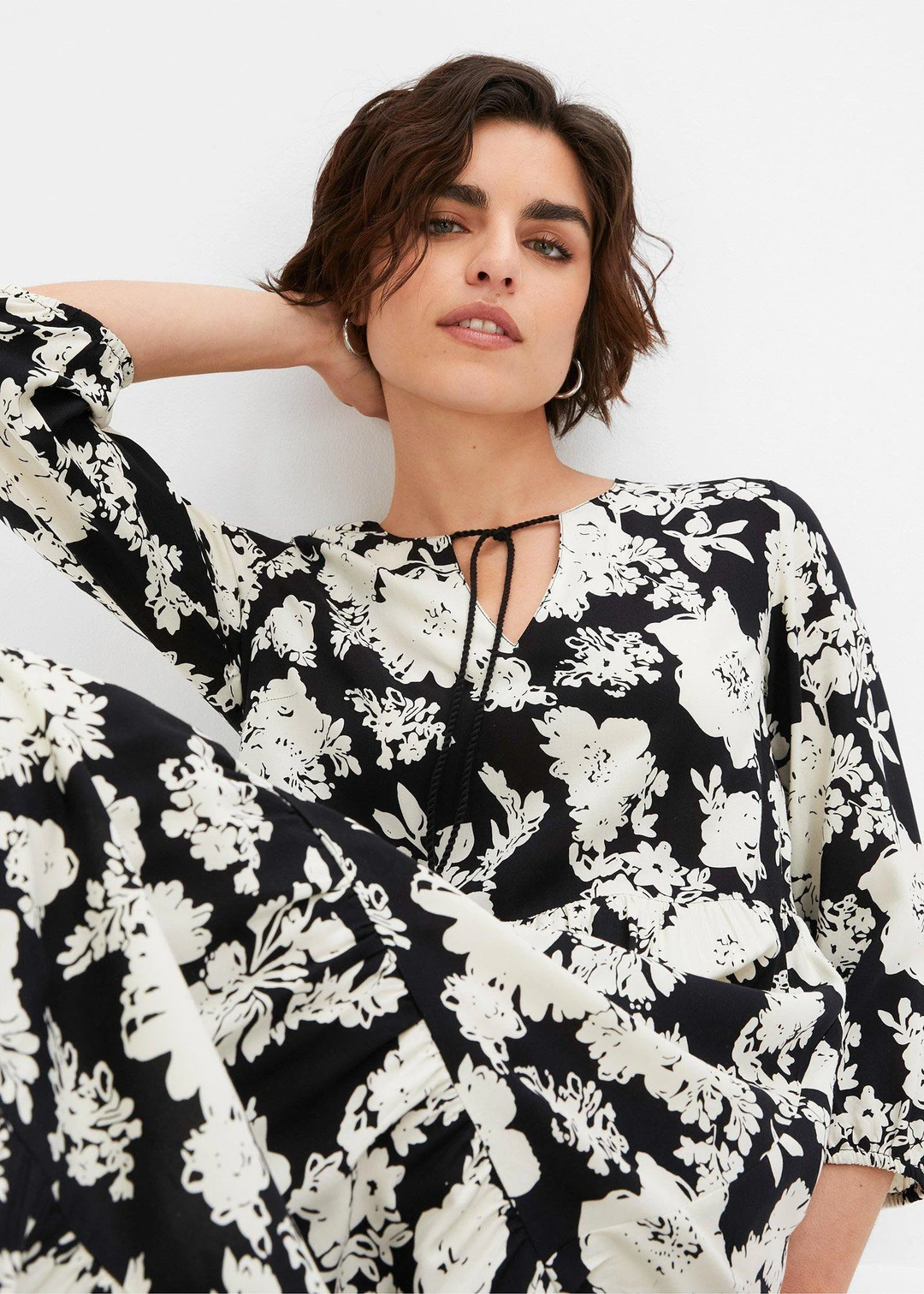 Robe longue en viscose fluide - 3