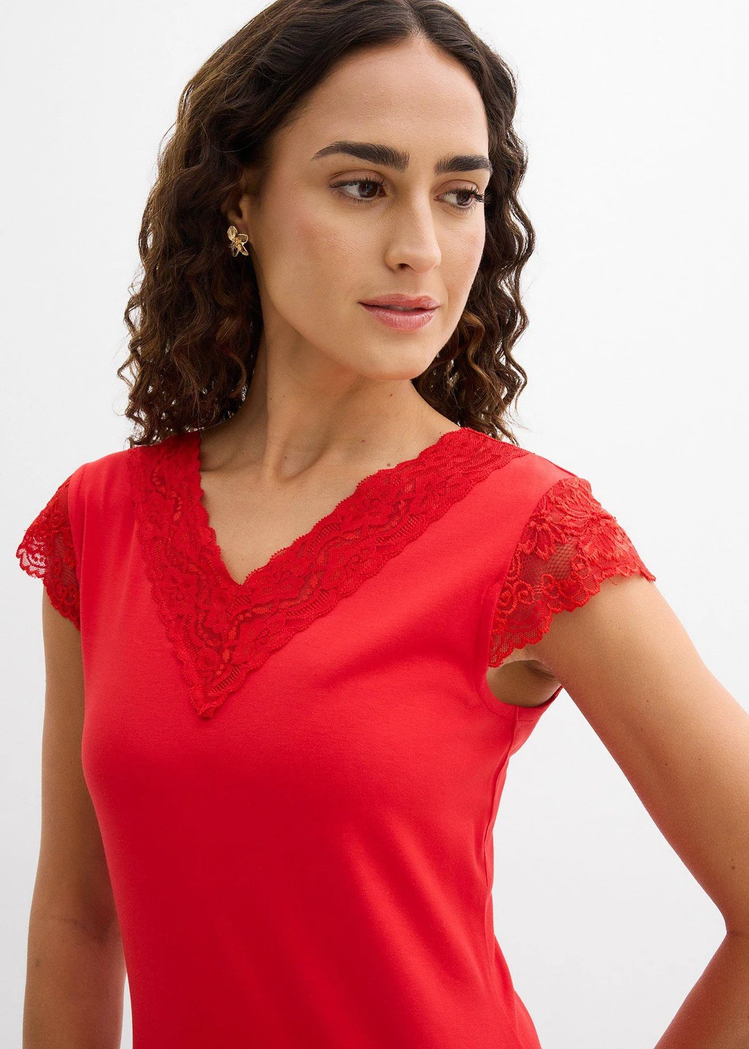 T-shirt doux en viscose extensible - 3
