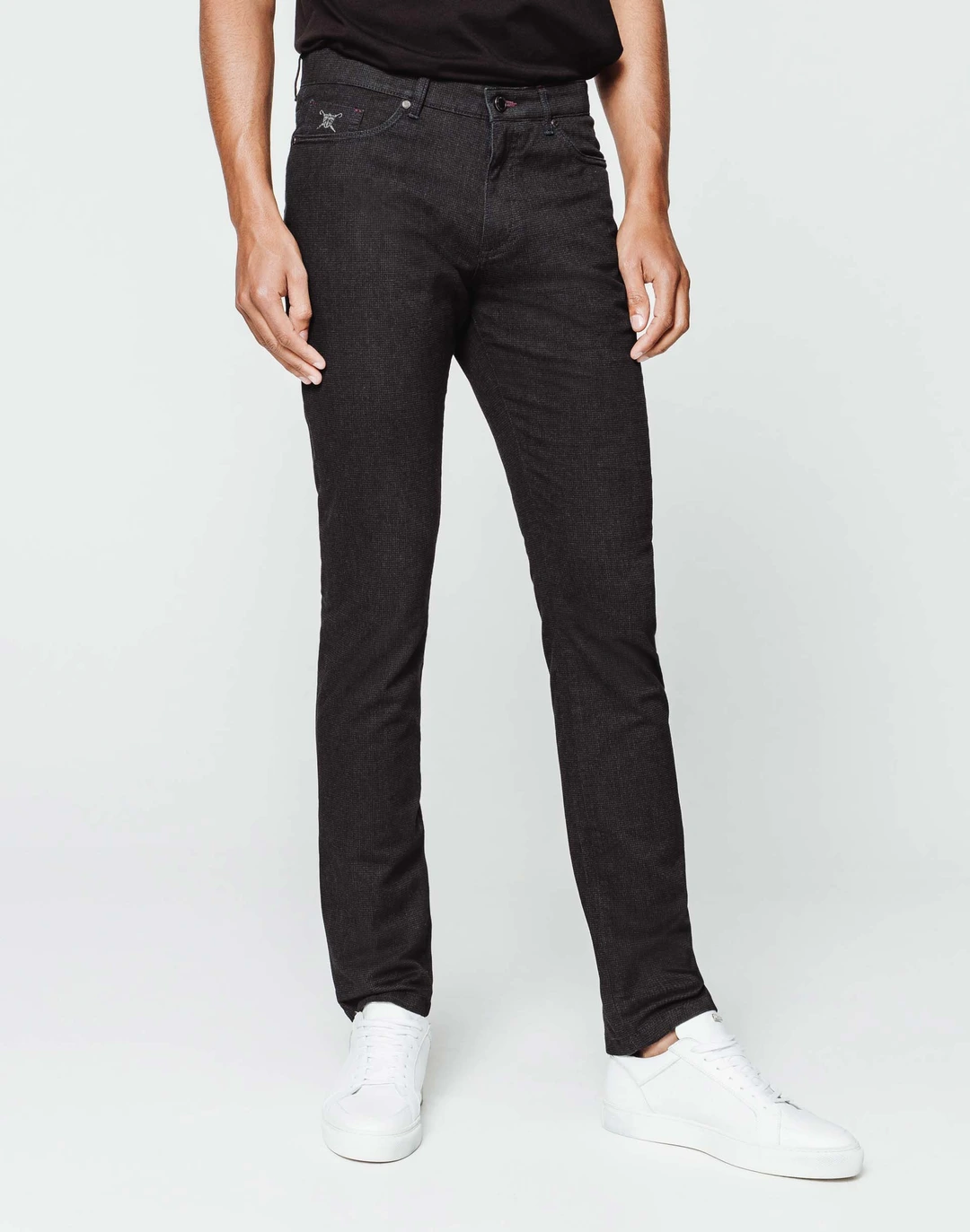 IZAC - Pantalon 5 poches anthracite