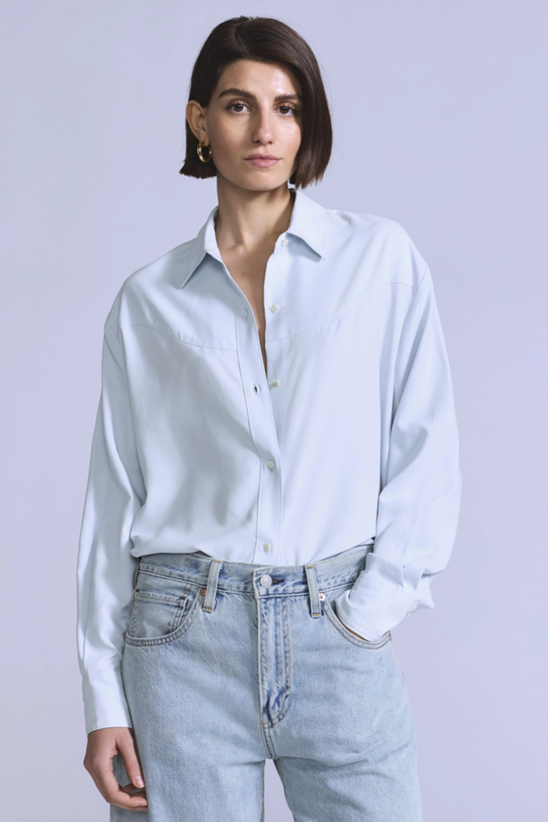 Levi's Chemise Rider En Soie - Femme - Blanc / Silk Rider Cream Rinse - XS