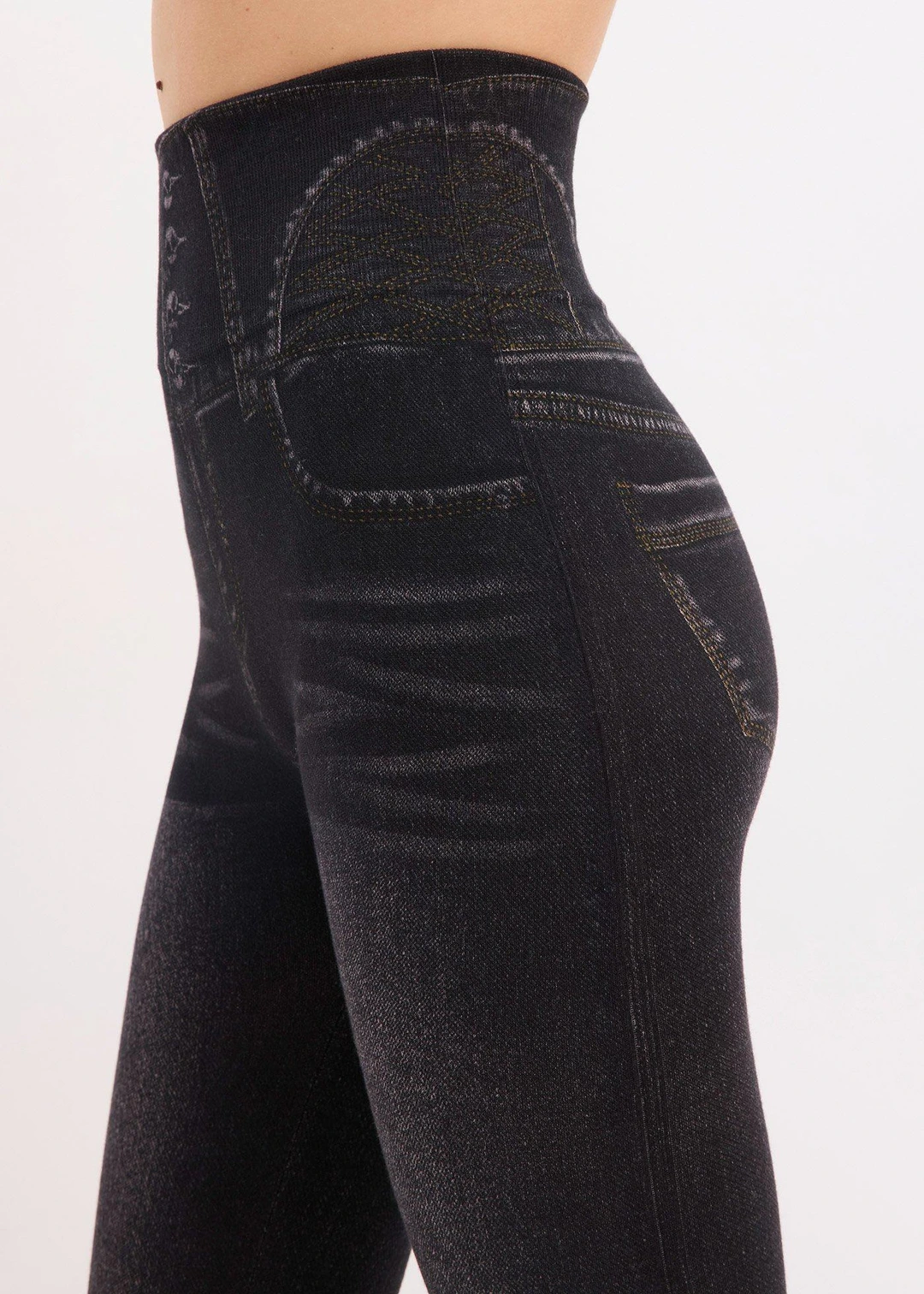 Legging sculptant effet jean