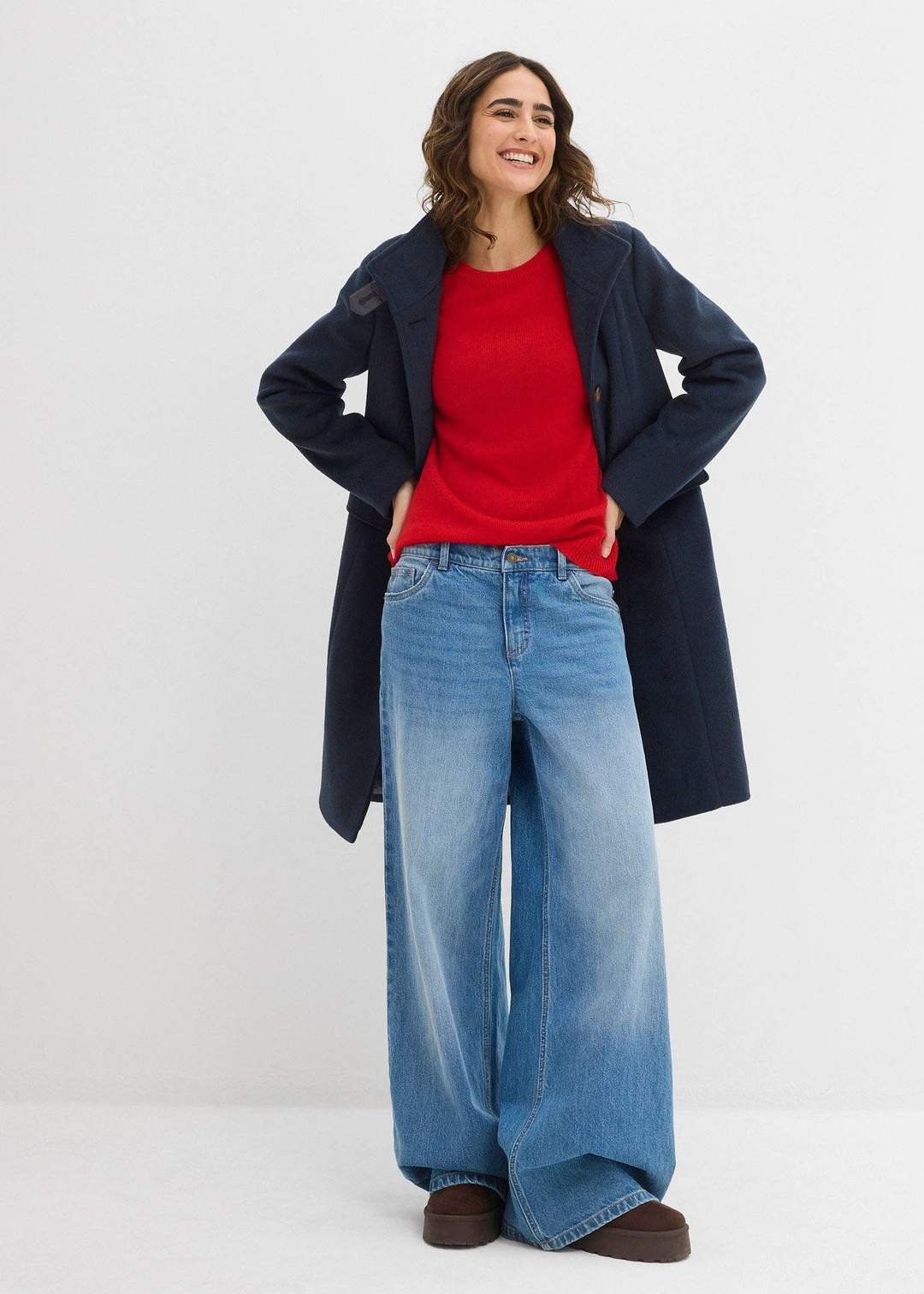 Pull col rond en maille - 2