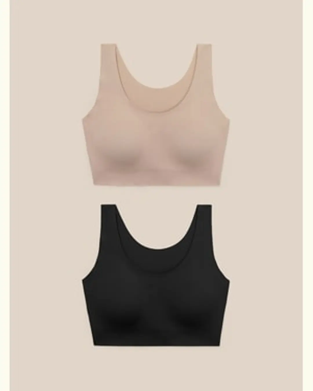LILYSILK Brassiere En Soie Abricot Clair Pas De Boucles Arrière Inconfortables Taille Unique Convenant À La Plupart Léger Et Doux taille unique