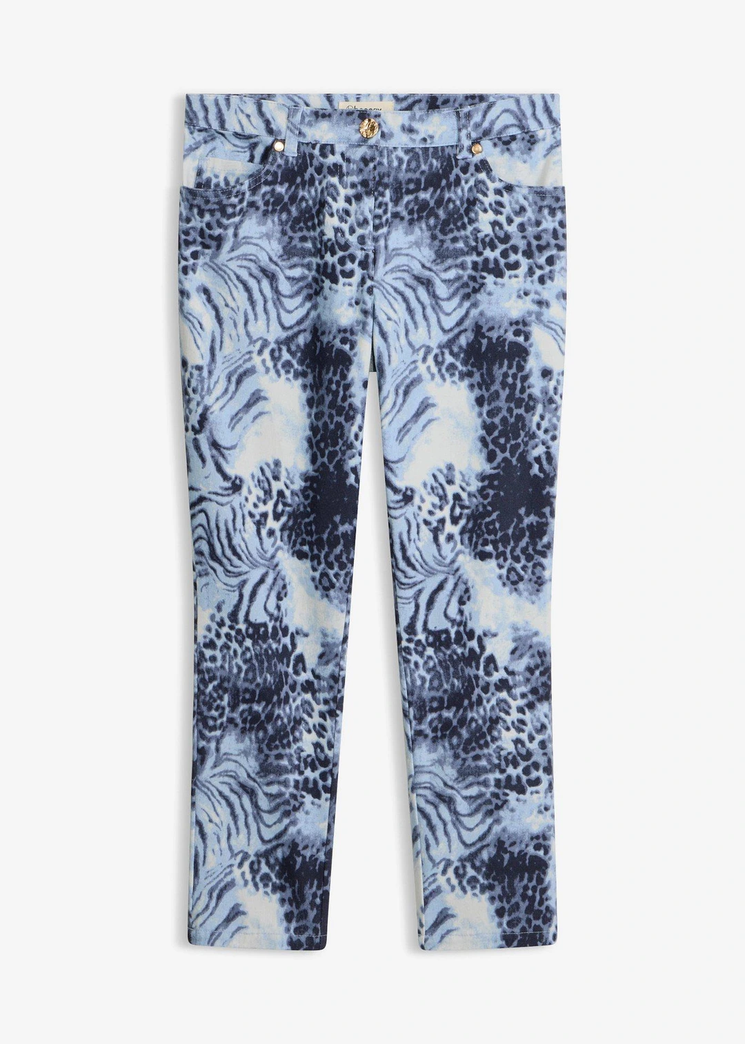 Pantalon extensible 7/8 imprimé