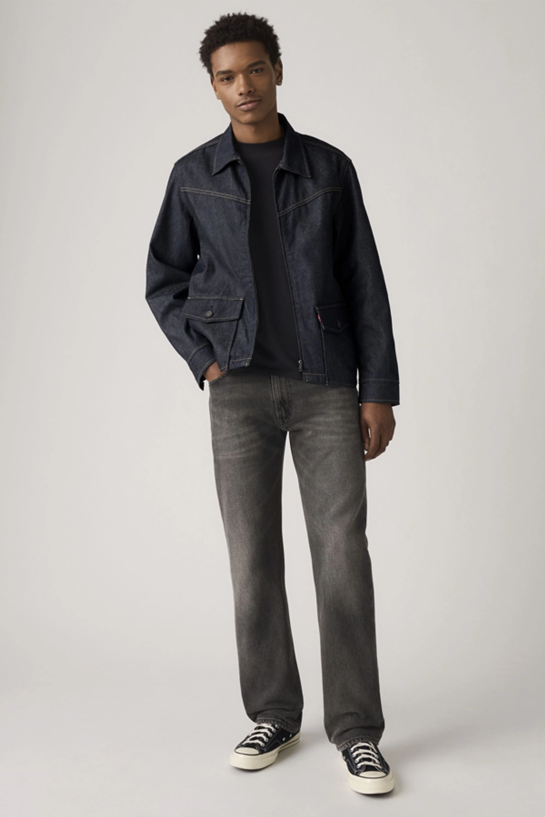Levi's Jean 555 Relaxed Straight - Homme - Bleu / Welcome To The Game - 40X32
