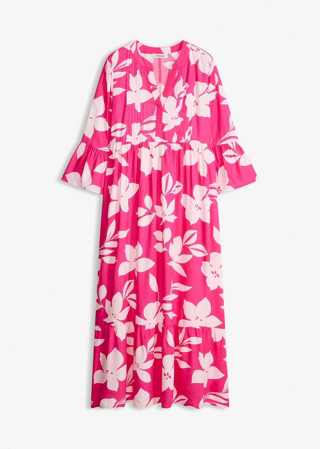 Robe longue en viscose fluide