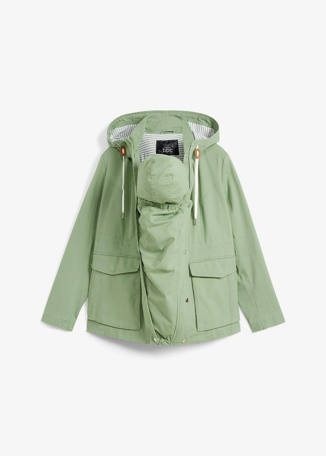 Veste de grossesse 3en1 avec empiècement de portage