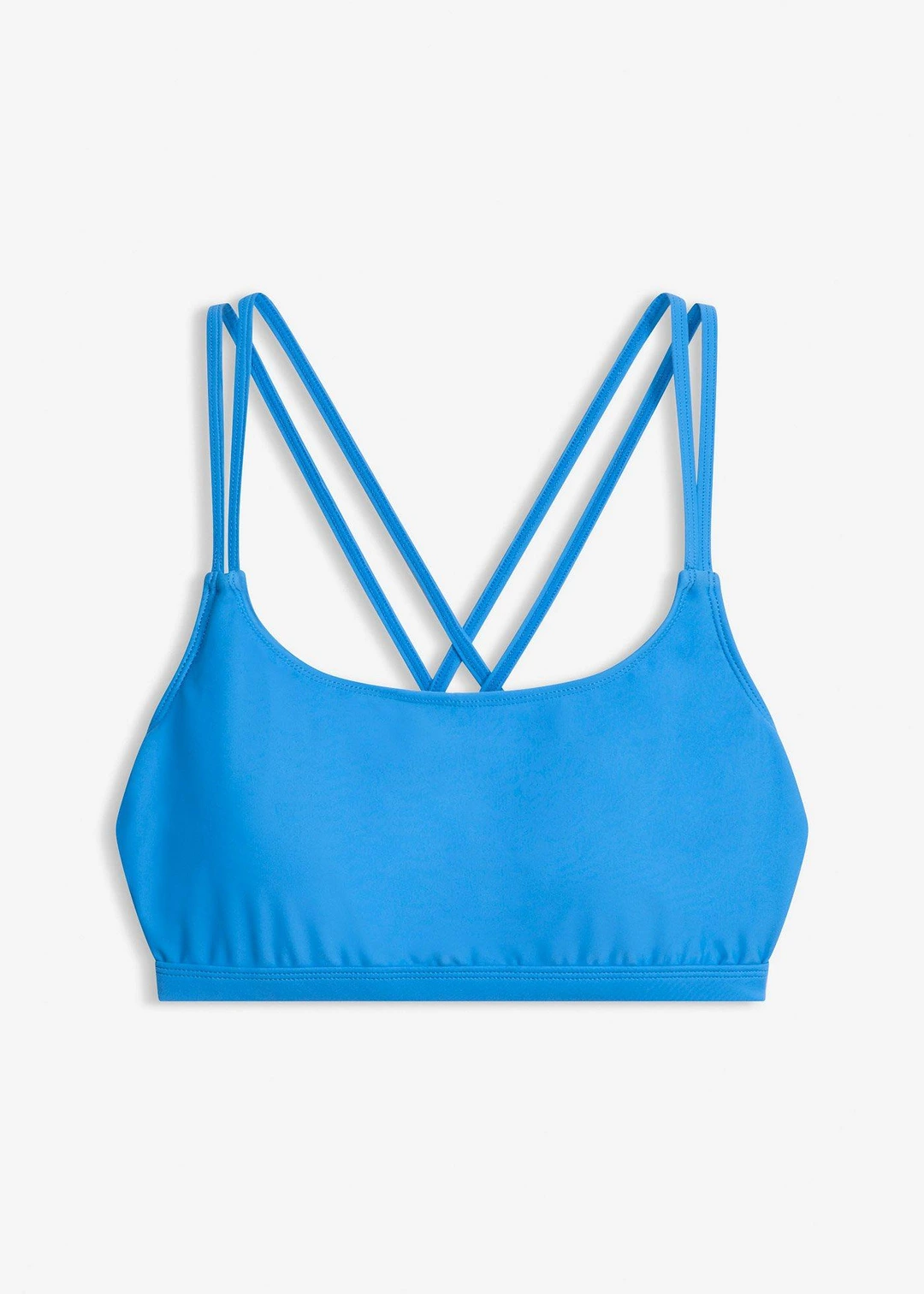 Haut de maillot brassière à bretelles croisées