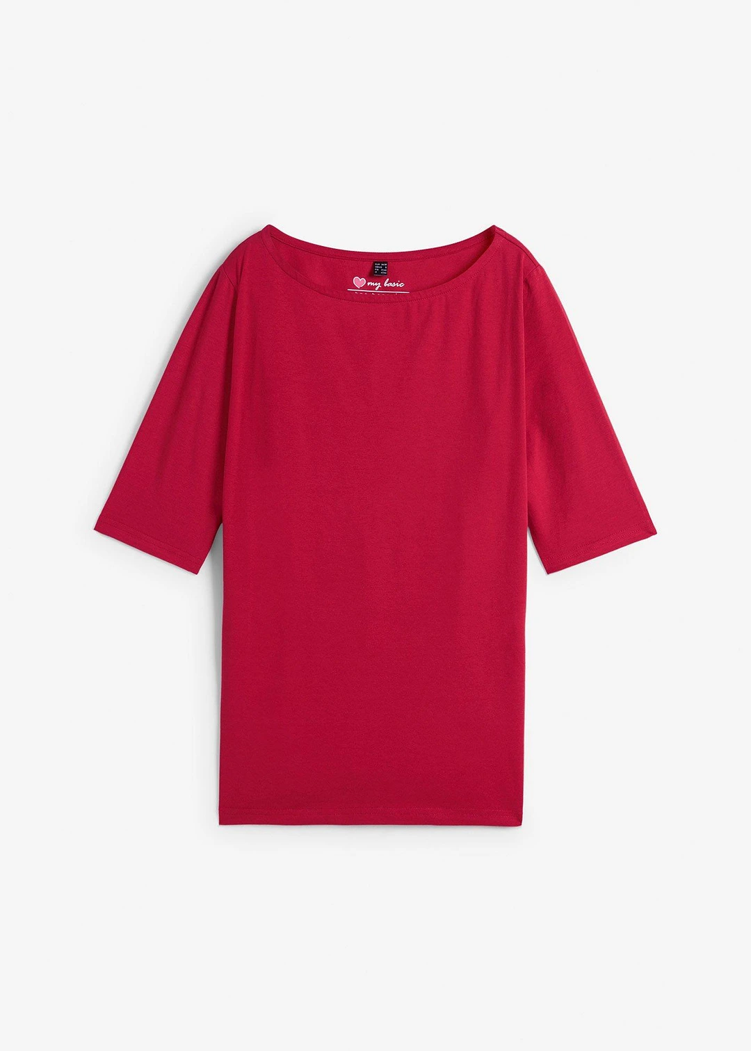 T-shirt à encolure bateau