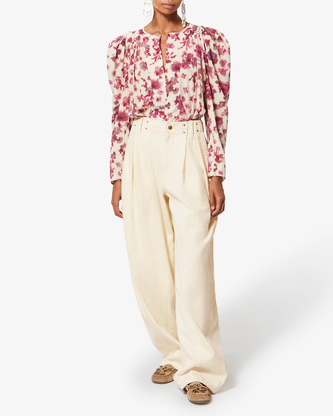 Pantalon Ireme - Femme - Écru - Taille 44 - 4