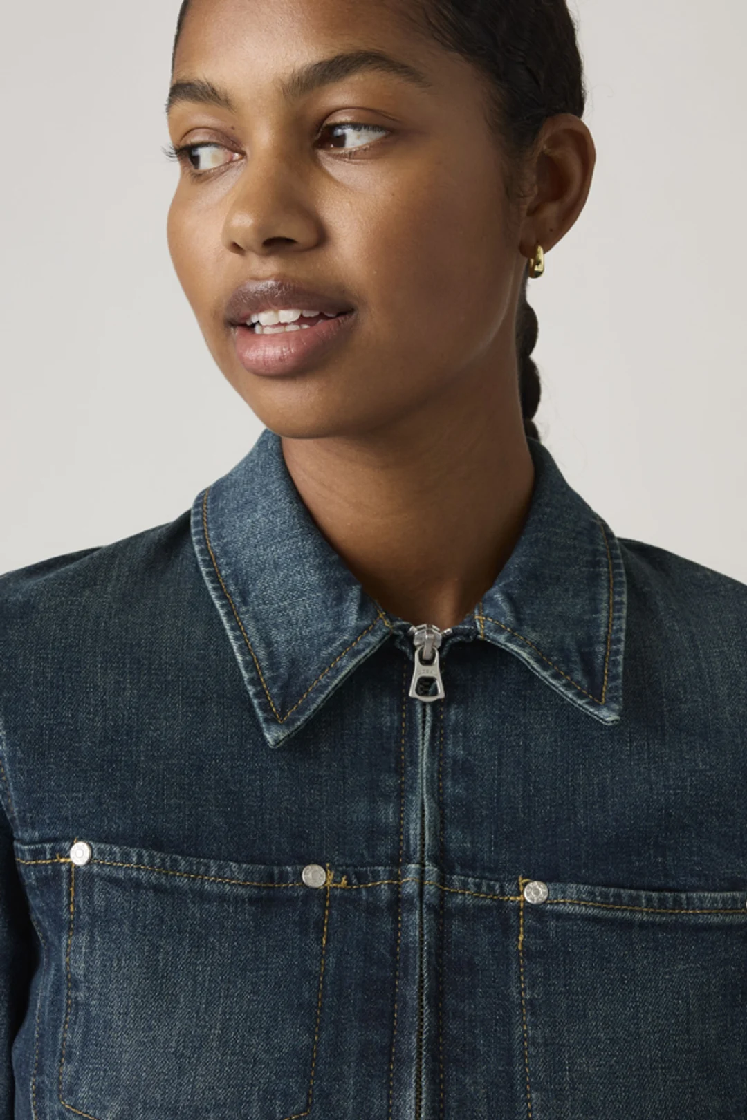 Levi's Veste Trucker Y2K Stretch Fitted - Femme - Bleu / Miners Business Fitted - XS - 2