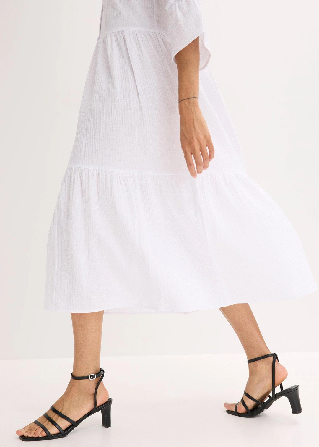 Robe longue en gaze de coton douce - 3