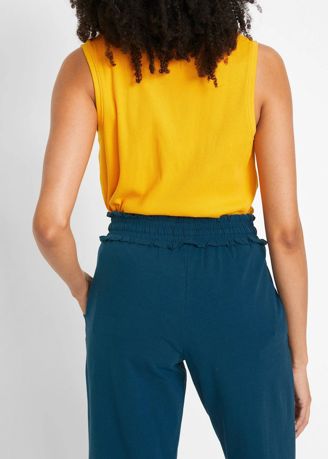 Pantalon en jersey coton extensible - 3