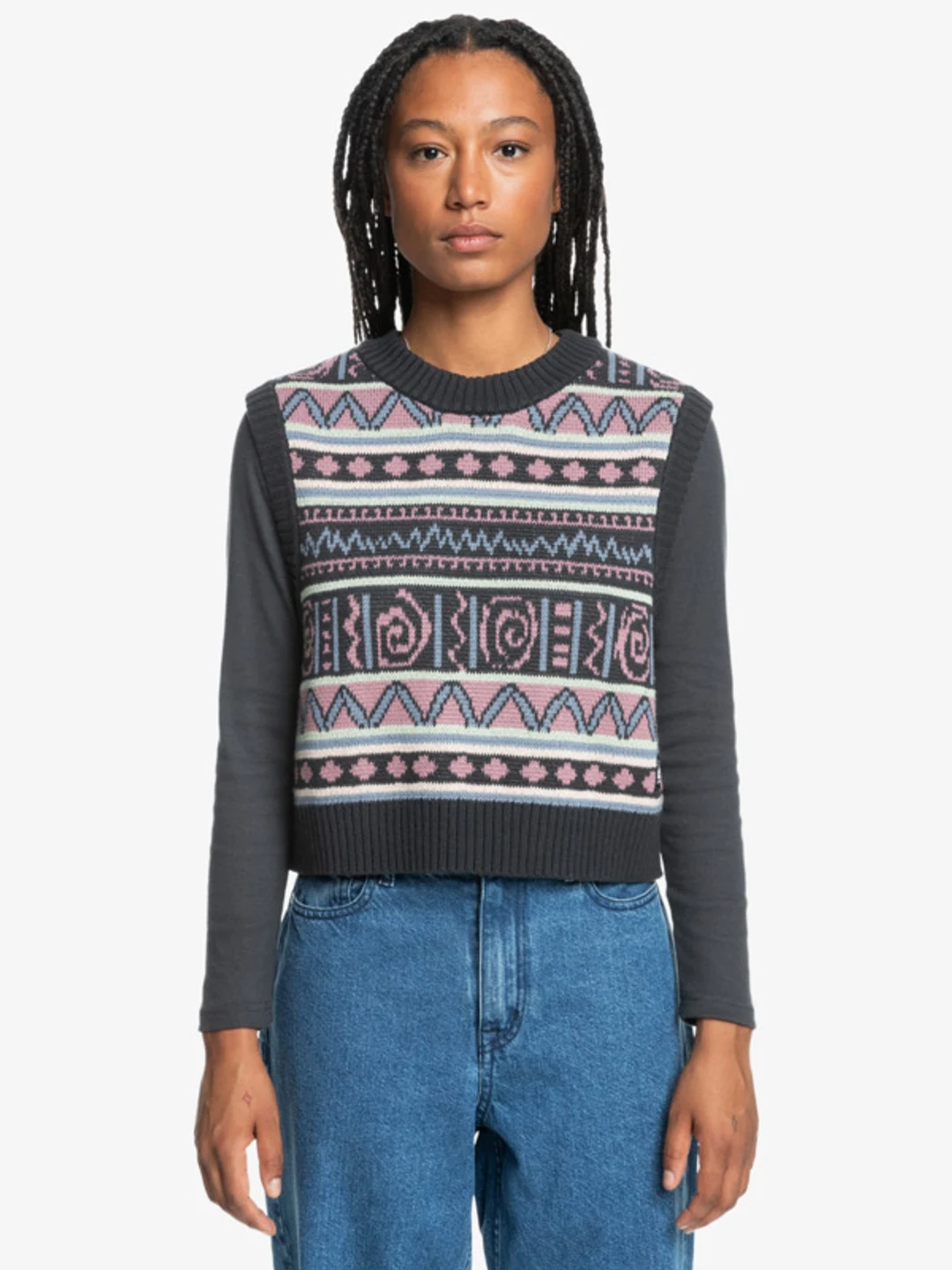 UNI - Débardeur pull pour femme Violet