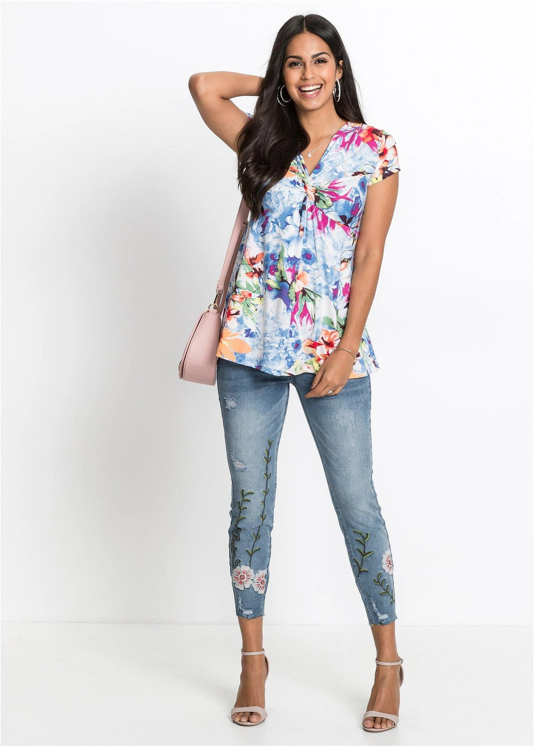 T-shirt en viscose extensible - 2