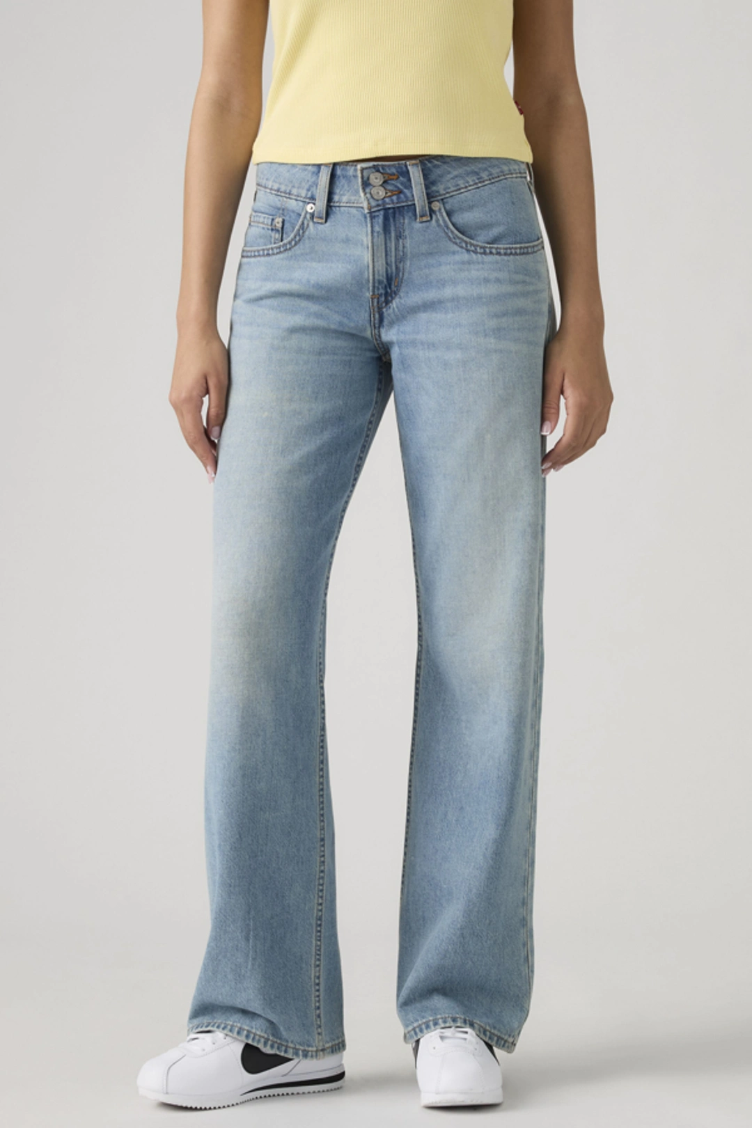 Levi's Jean Superlow Loose - Femme - Bleu / Abraided Art - 34X32 - 2