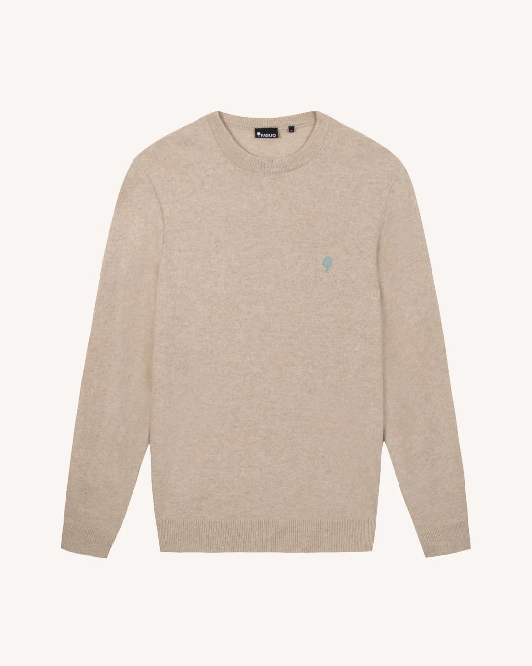 Pull en laine beige - MARLY - 2