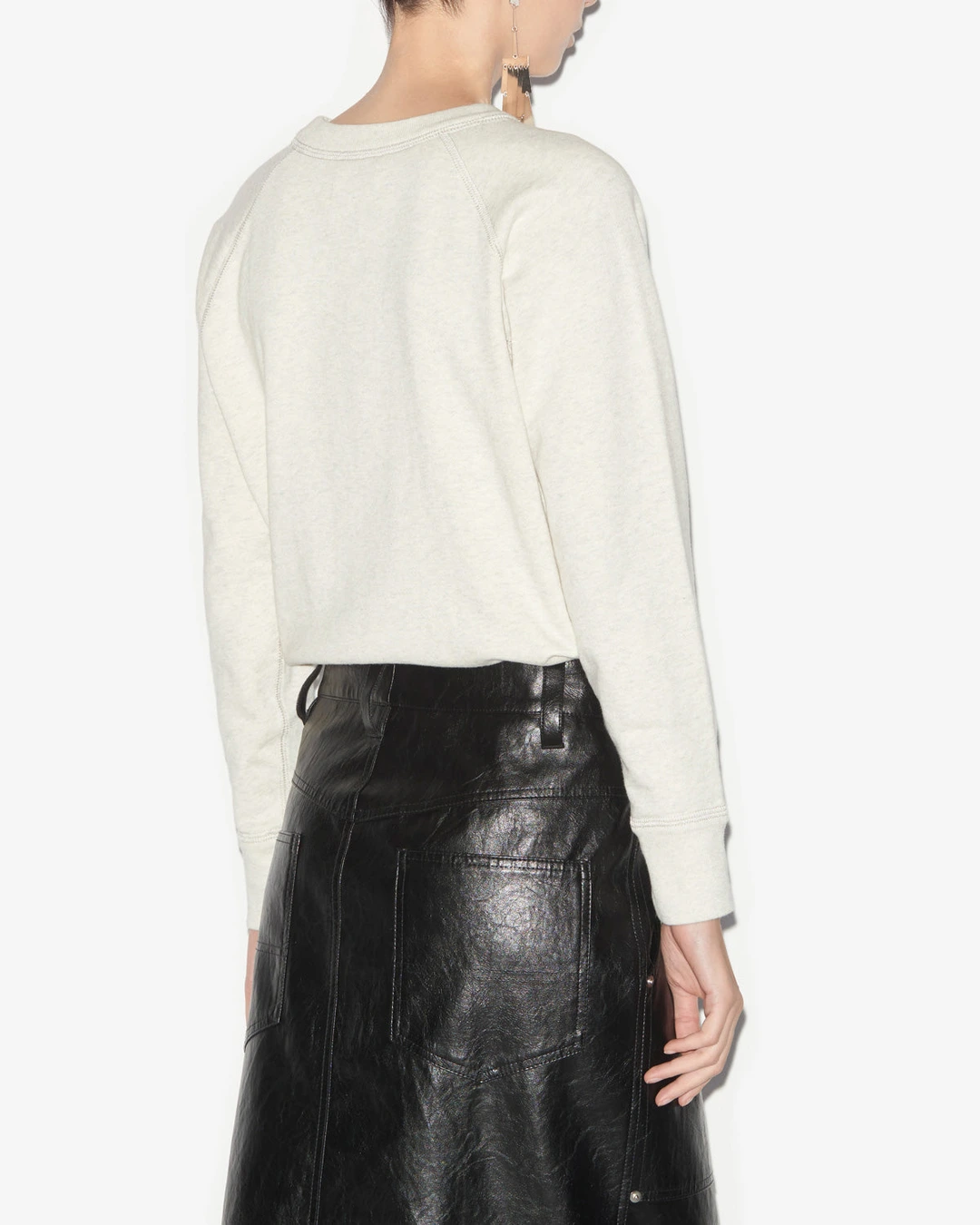 Sweatshirt Milla - Femme - Écru - Taille 42 - Marant Étoile - 2