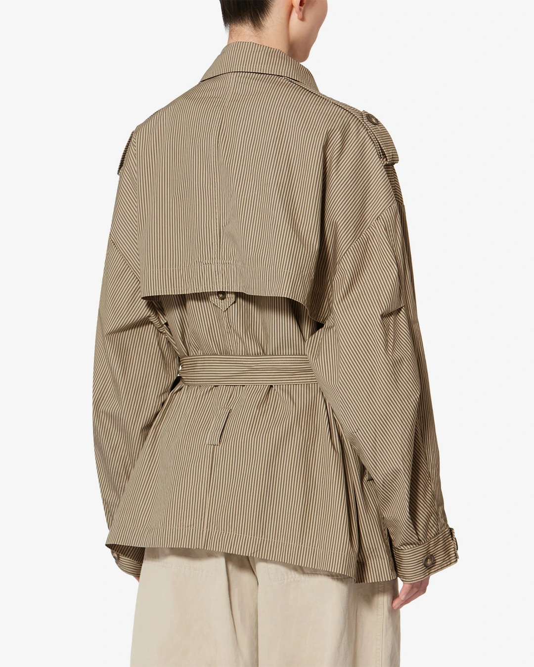Veste Claya - Femme - Beige-kaki - Taille 42 - Marant Étoile - 3