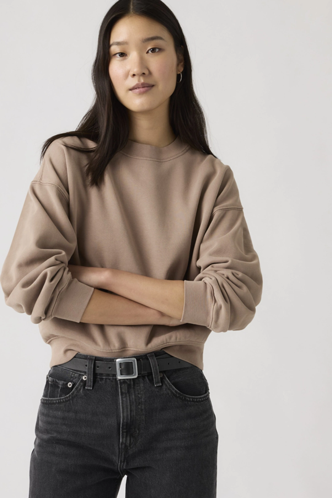Levi's Sweat Shirt Vintage Boxy - Femme - Vert / Pine Green - M