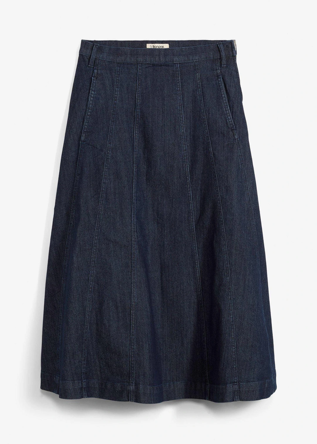 Jupe midi en jean