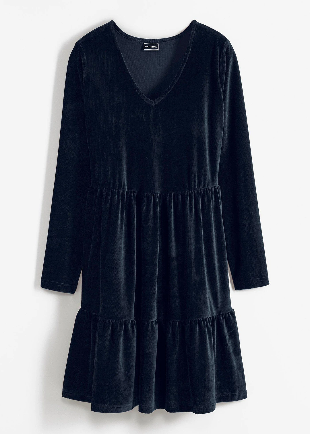 Robe courte en velours extensible