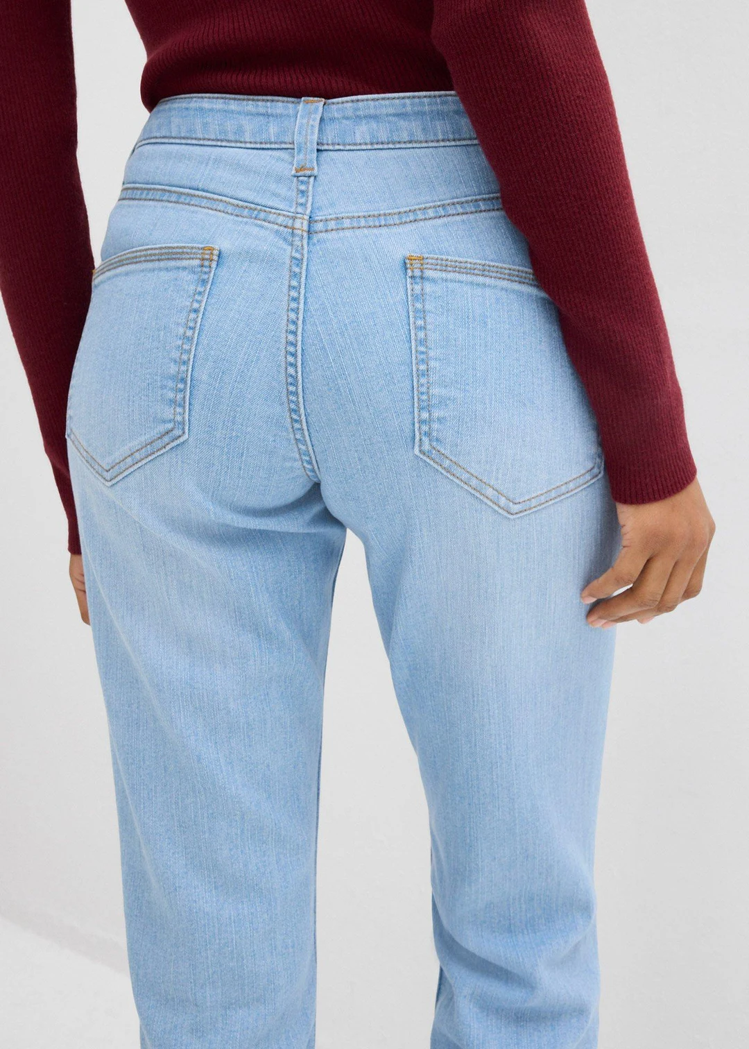 Jean skinny taille mi-haute, extensible