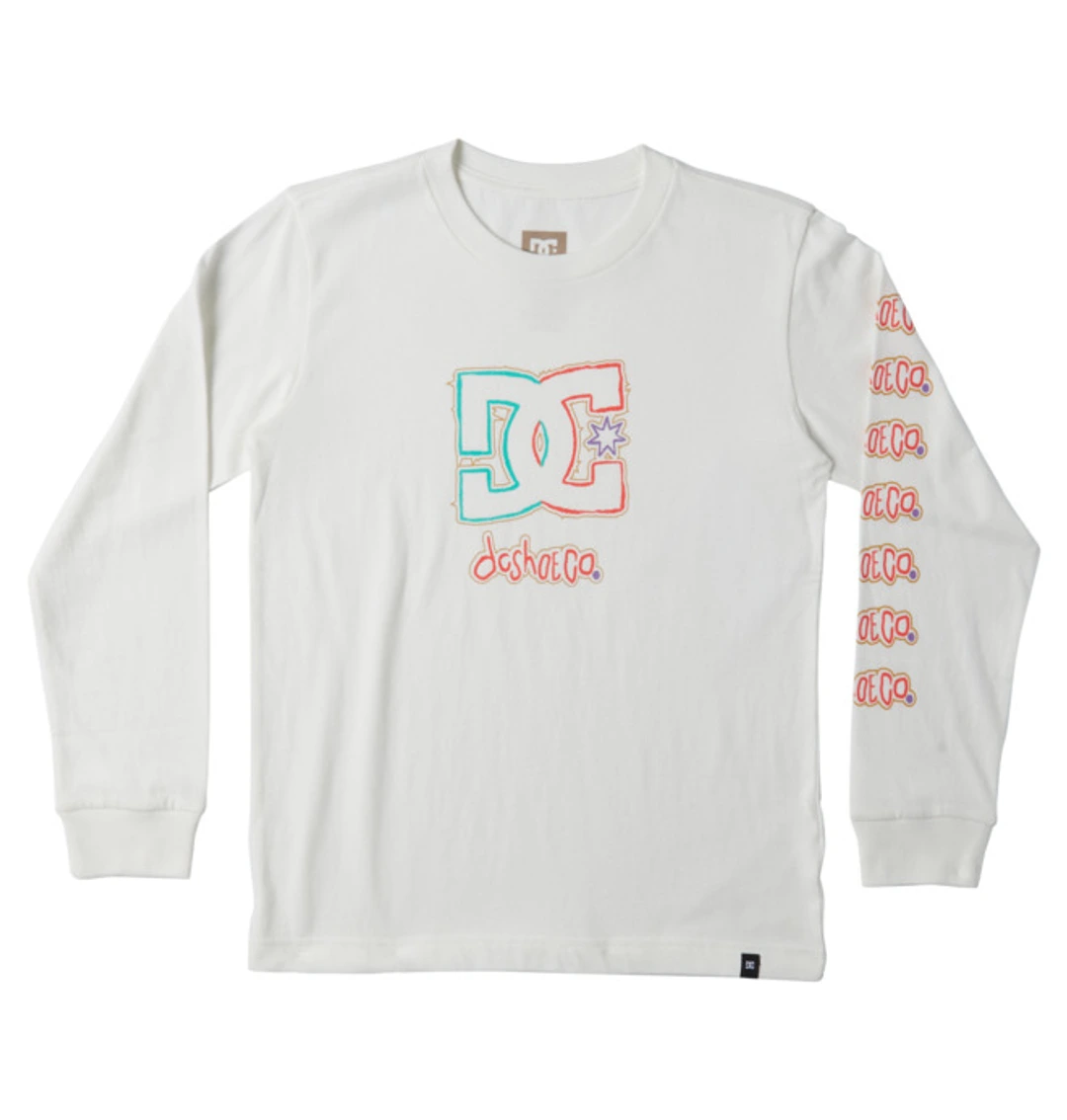 New Deals - T-shirt à manches longues Blanc Garçon