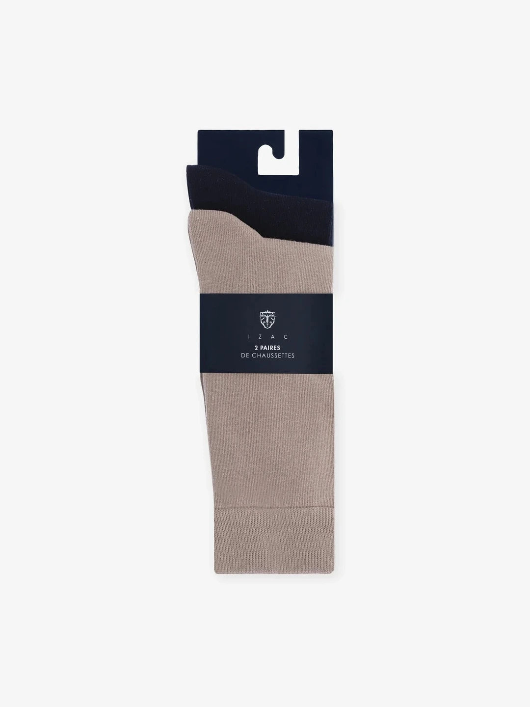 IZAC - Pack de 2 chaussettes camel