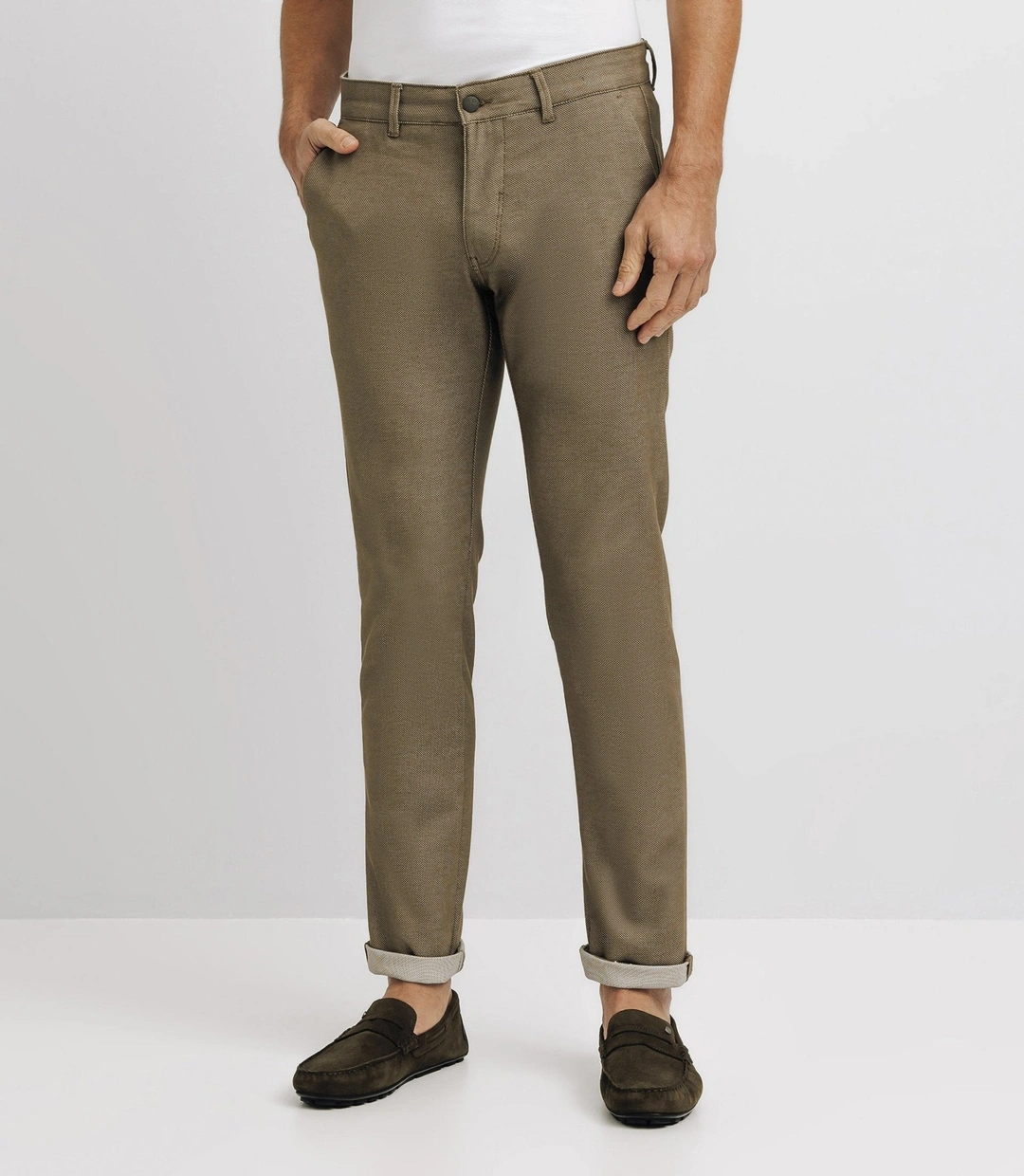 IZAC - Pantalon slack kaki