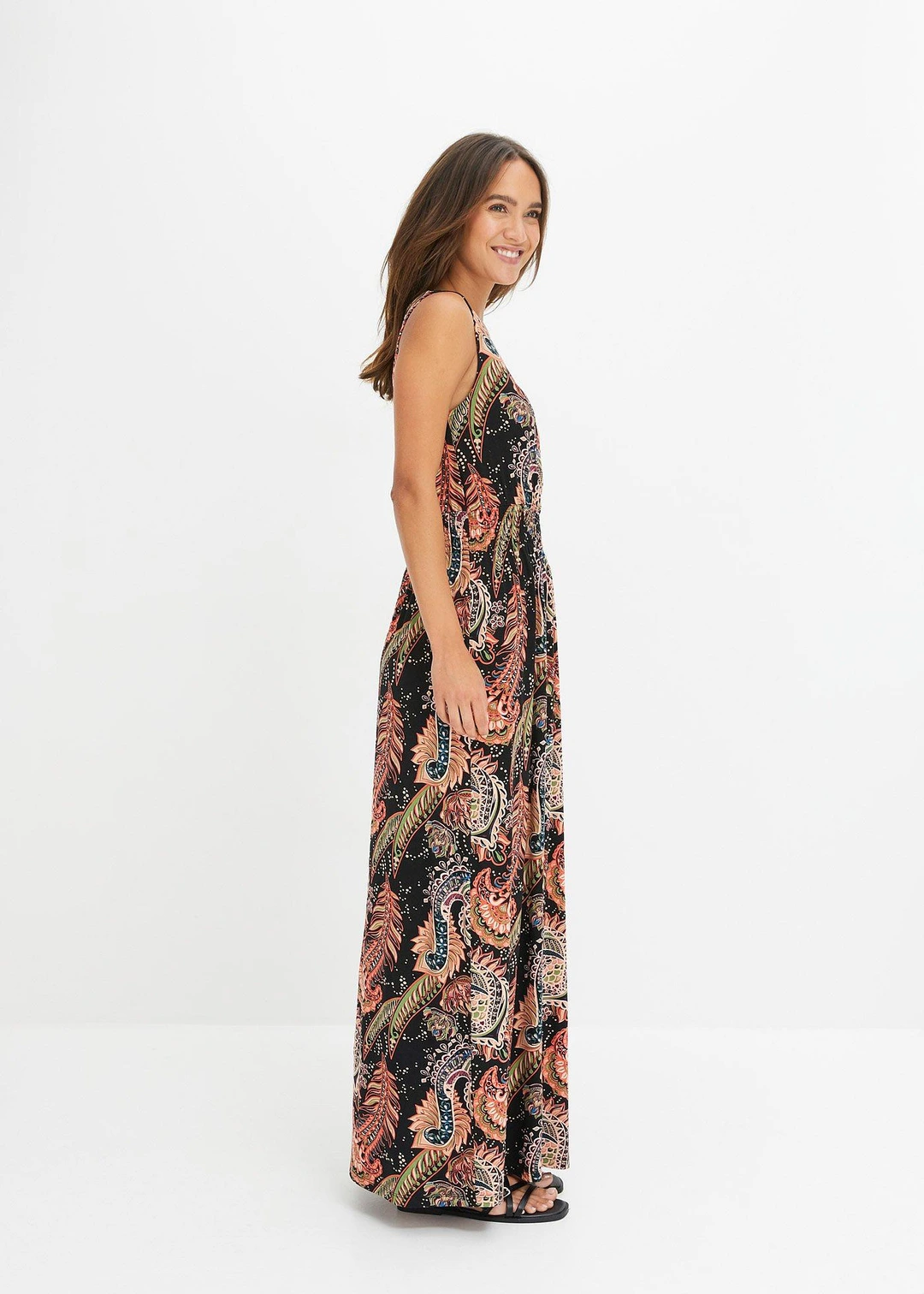 Robe longue en viscose douce et extensible - 2