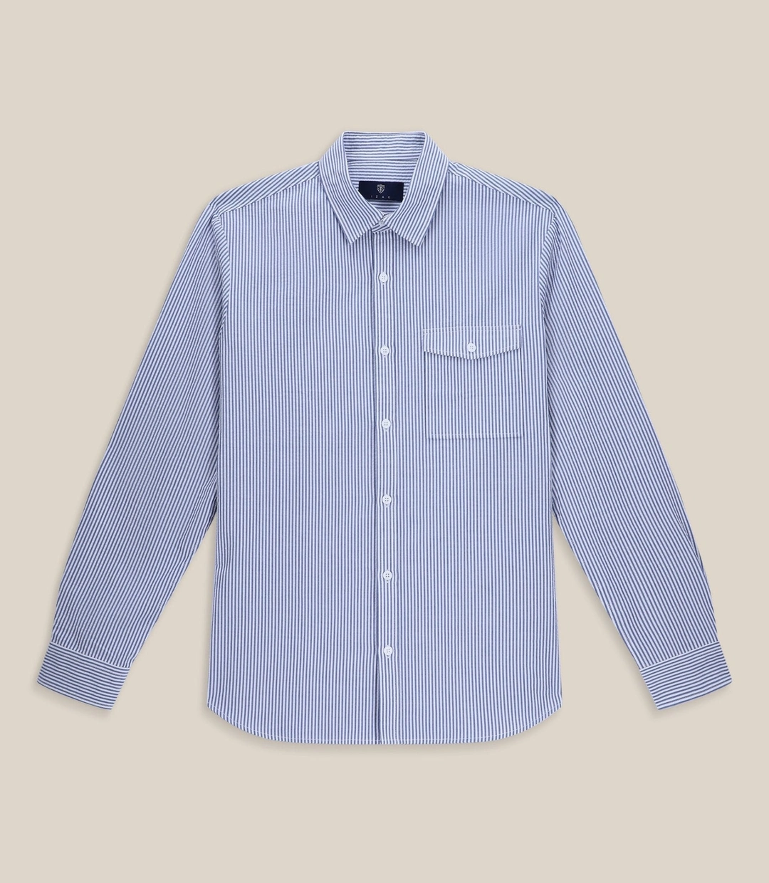 IZAC - Chemise avec poche bleue
