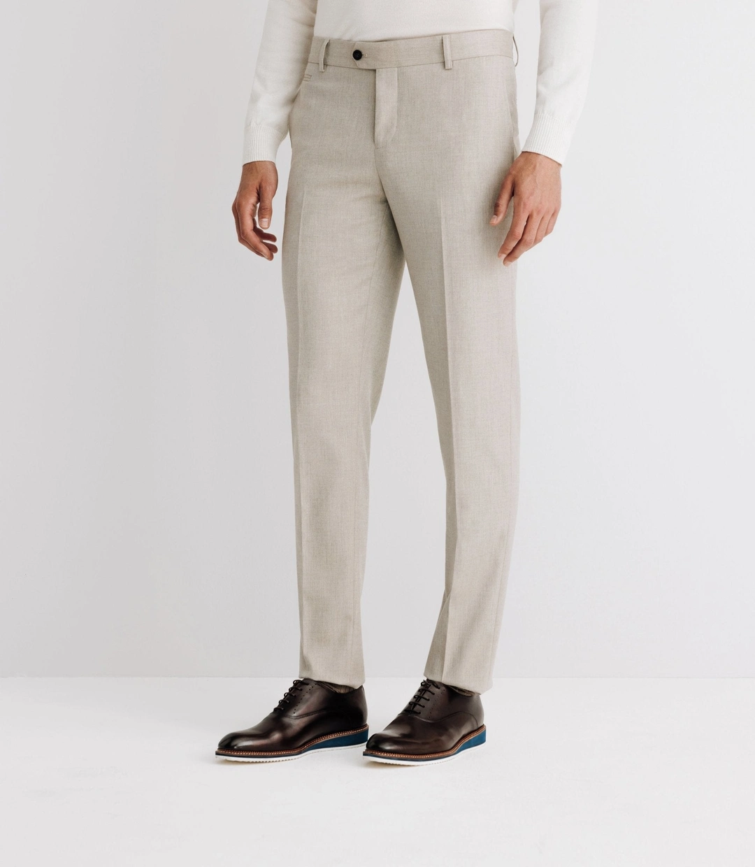 IZAC - Pantalon ville beige