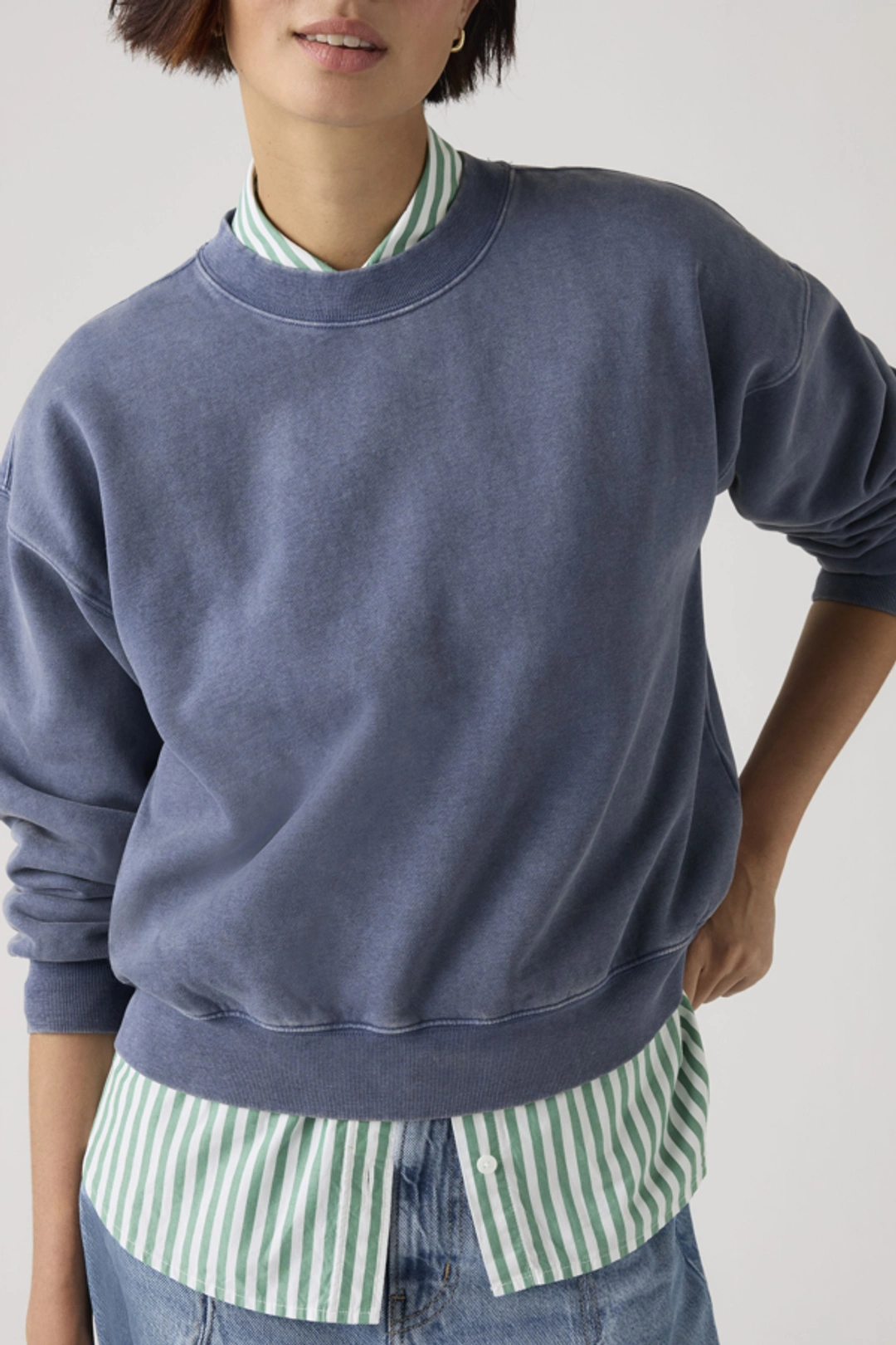 Levi's Sweat Shirt Vintage Boxy - Femme - Vert / Pine Green - M - 2