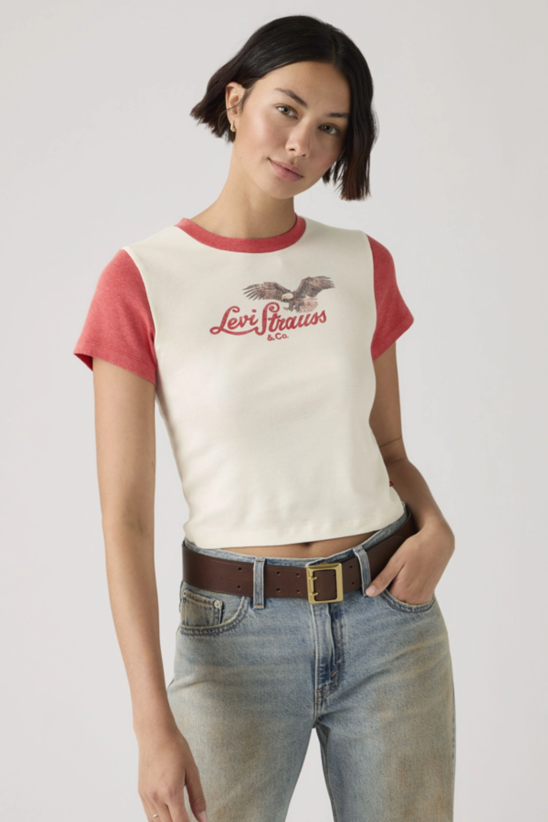 Levi's T Shirt Graphique Essential Sporty - Femme - Noir / Pirate Black - XS