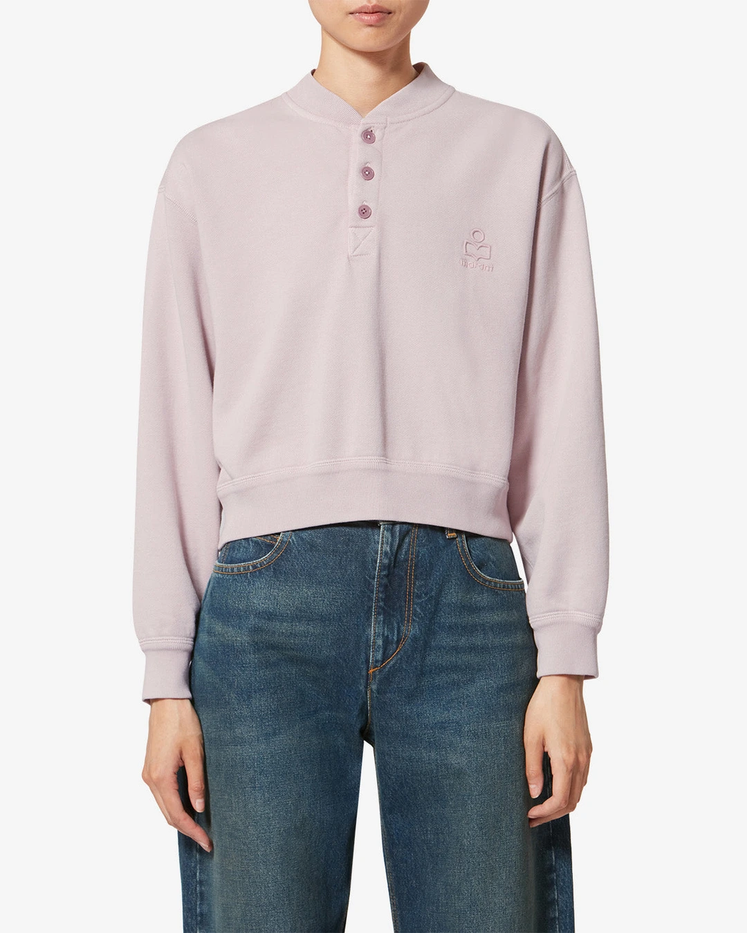 Sweat Shirt Simony - Femme - Rose Clair - Taille 44 - Marant Étoile - 5