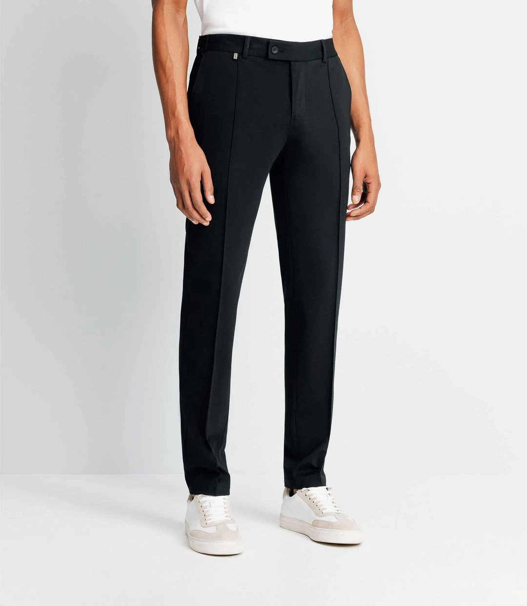 IZAC - Pantalon en maille noir