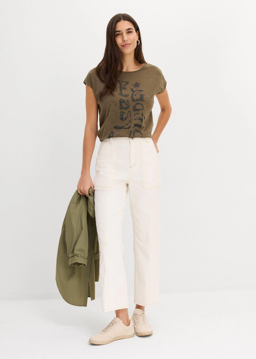 T-shirt long 100% coton - 2
