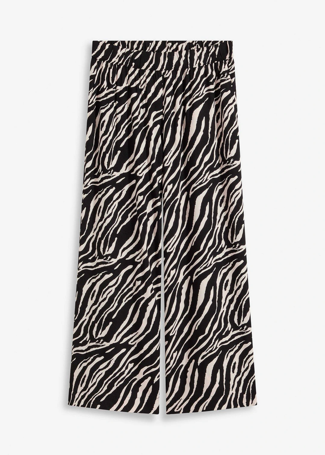 Pantalon en viscose, taille élastiquée