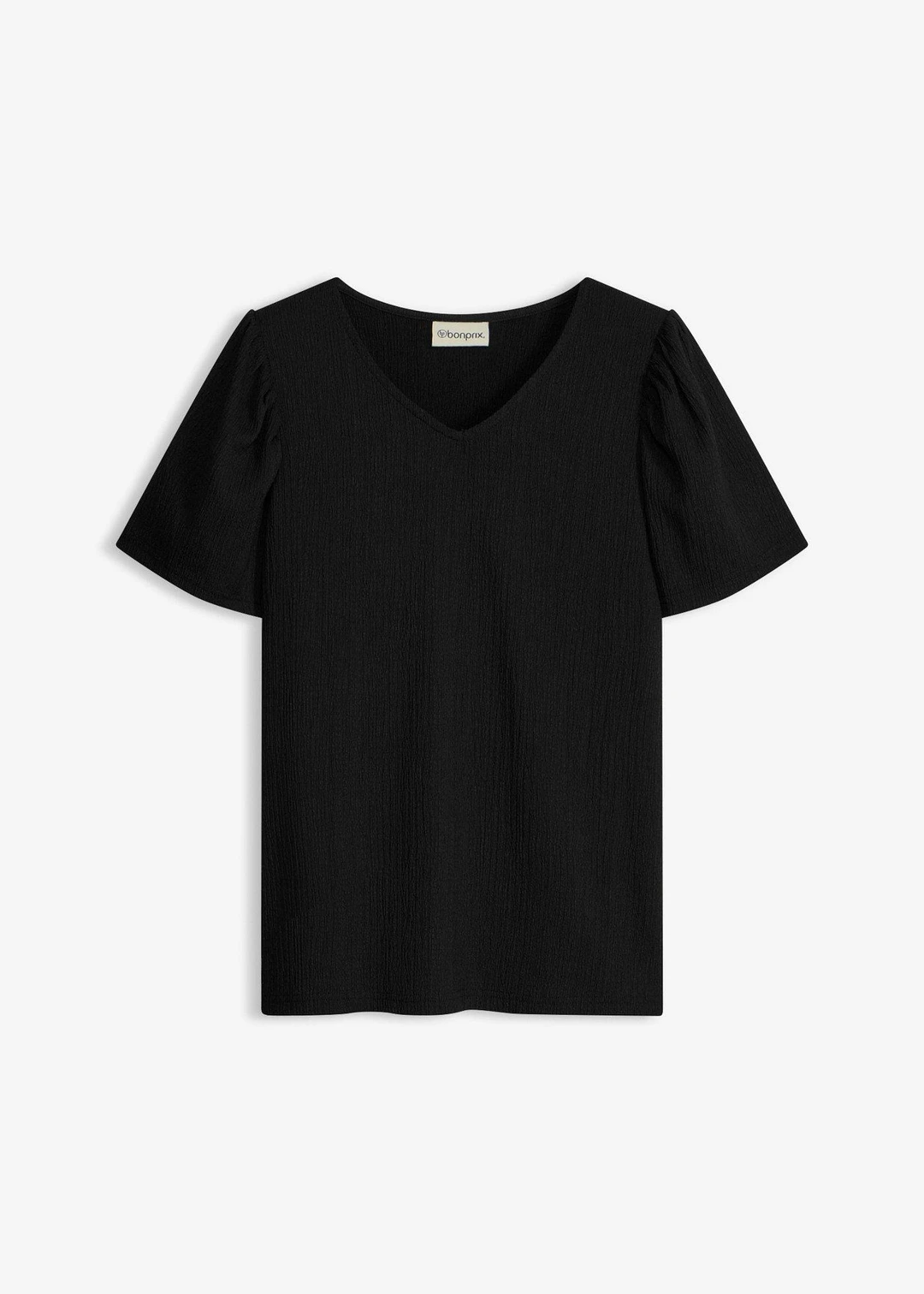 T-shirt en crêpe texturé
