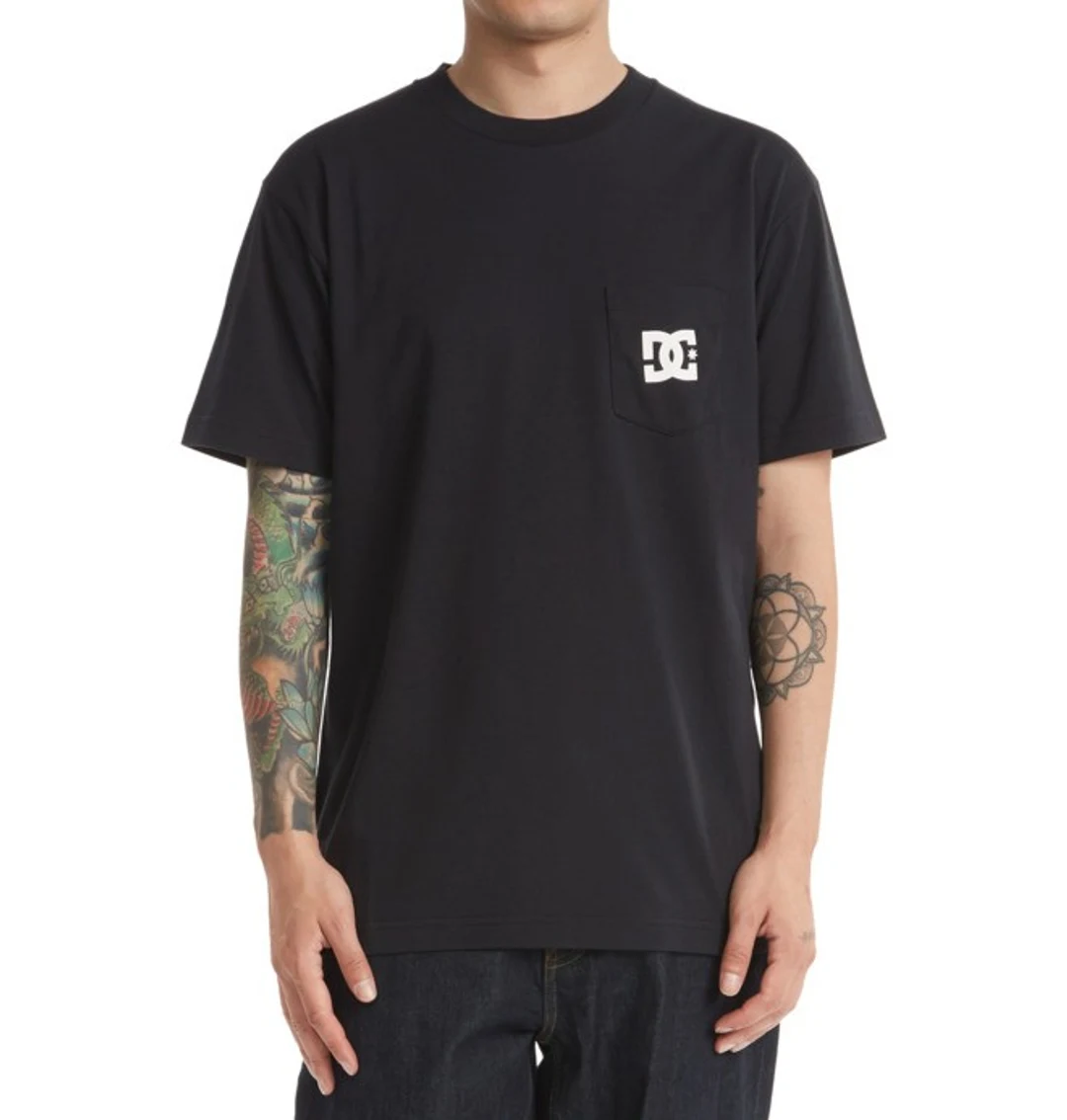 Star - T-Shirt à manches courtes Noir Homme