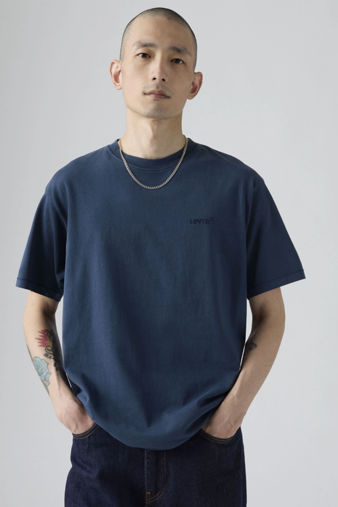 T Shirt Vintage Levi's Red Tab - Homme - Noir / Mineral Black - 2XL