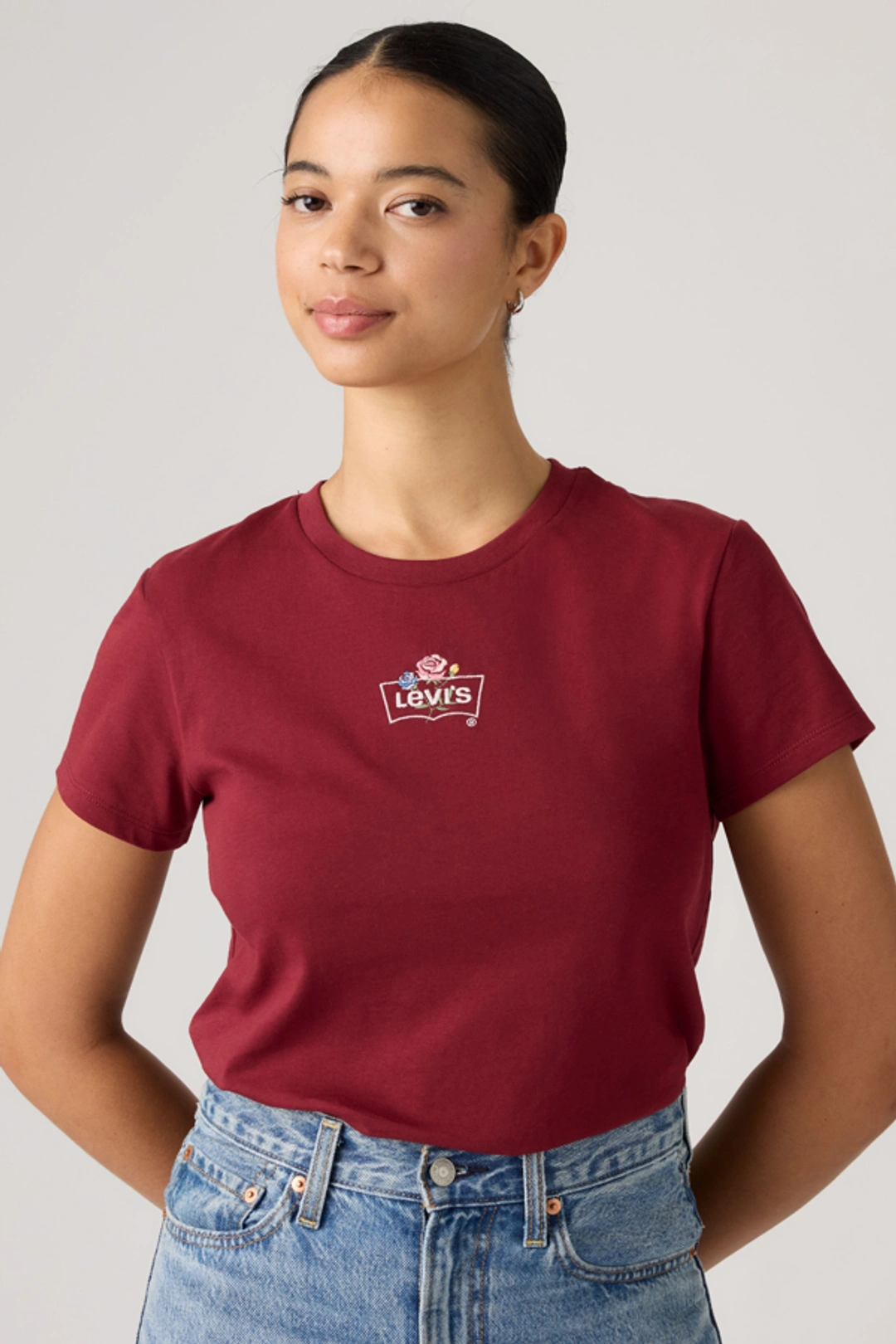 Levi's T Shirt Perfect - Femme - Rose / Crystal Pink - 2XS