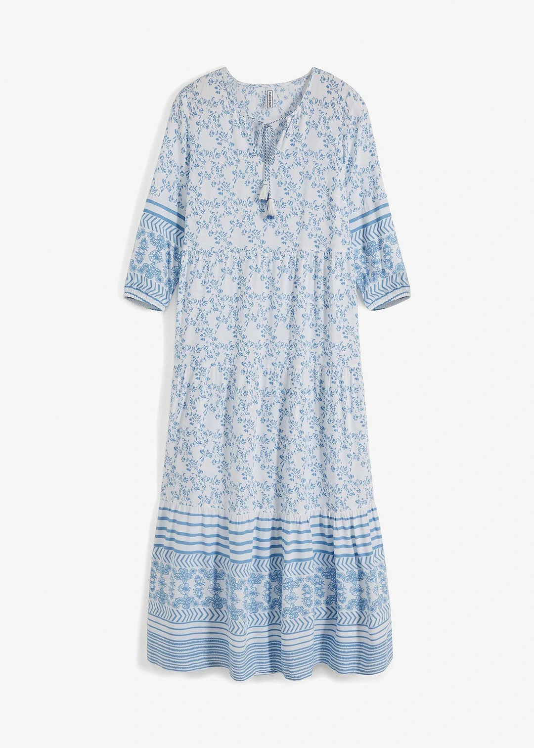 Robe longue en viscose fluide