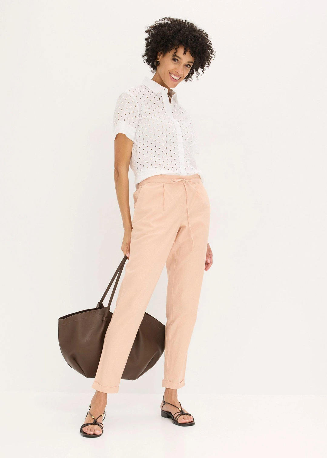 Pantalon en lin mélangé - 2