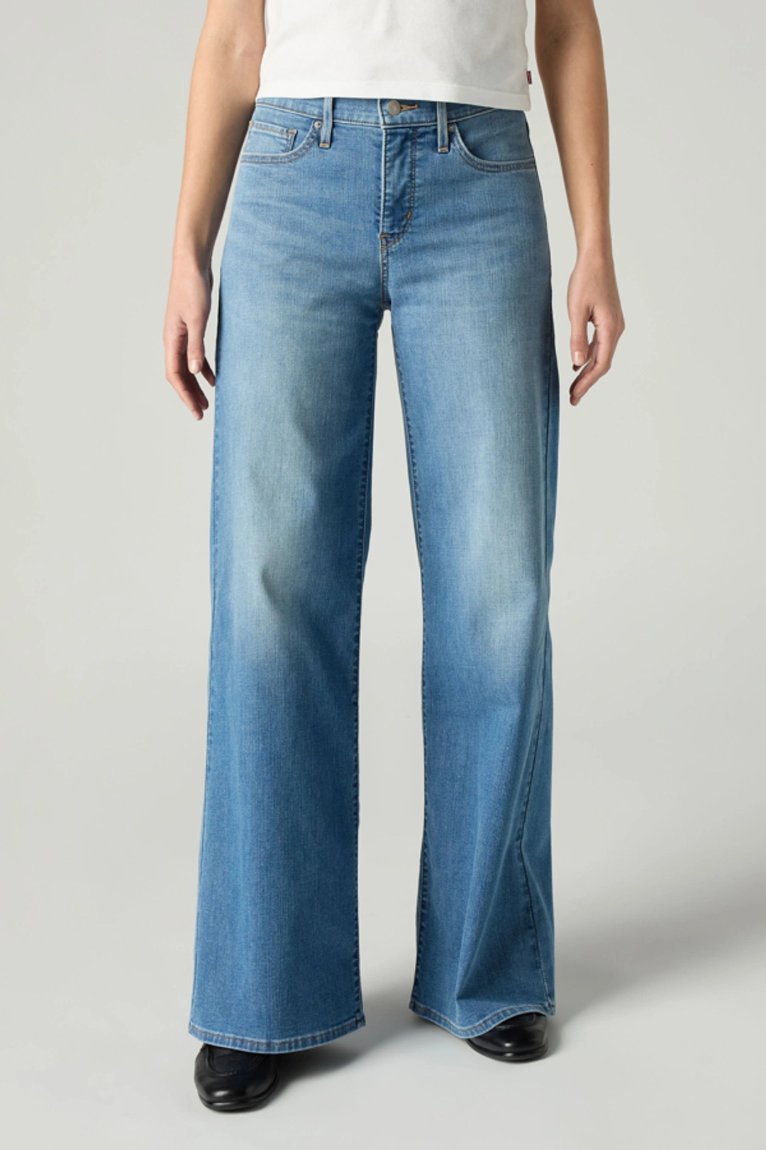 Levi's Jean 318 Galbant Wide Leg - Femme - Bleu / Clever Girl - 33X32 - 2
