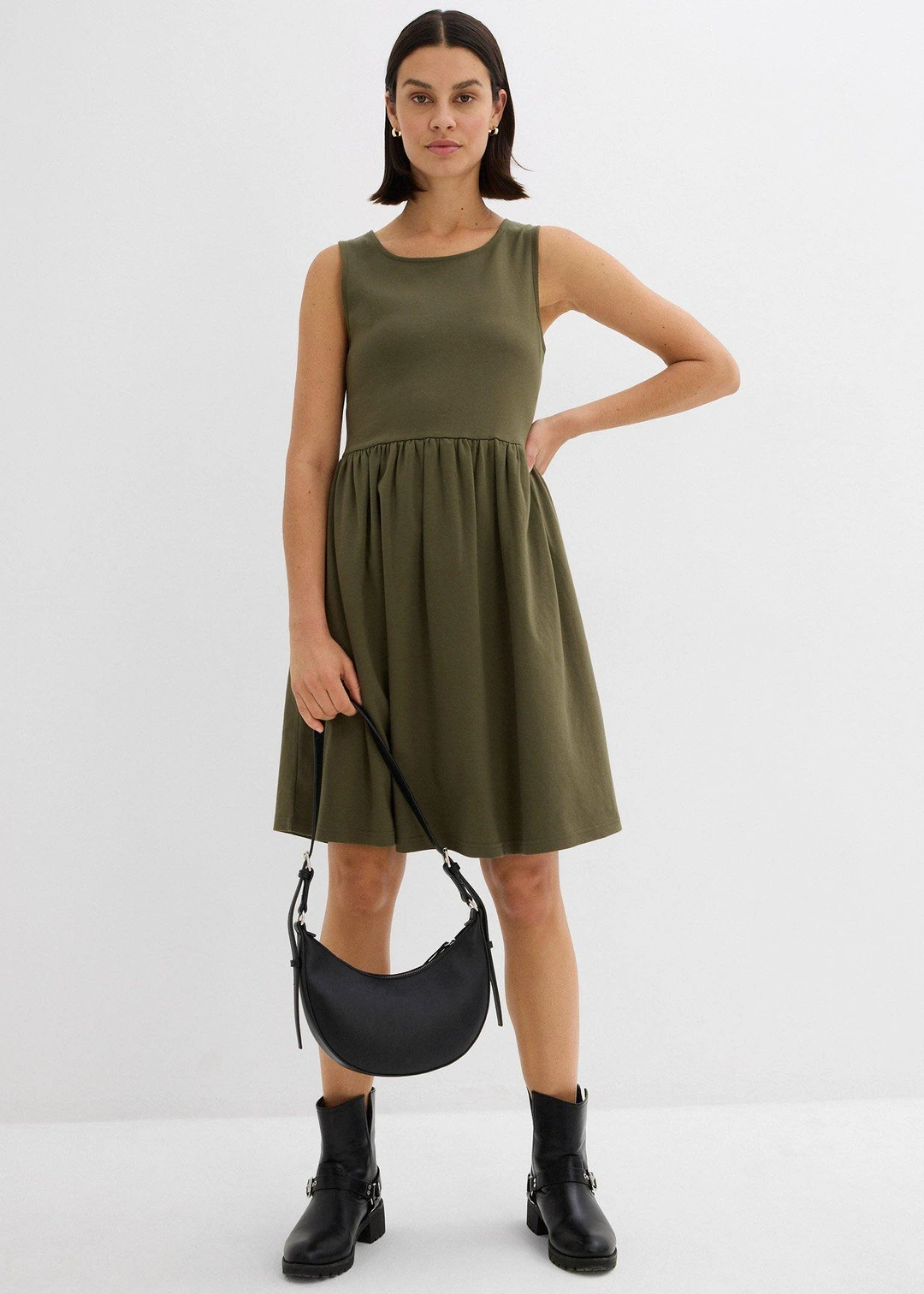 Robe à poches en jersey 100% coton - 2